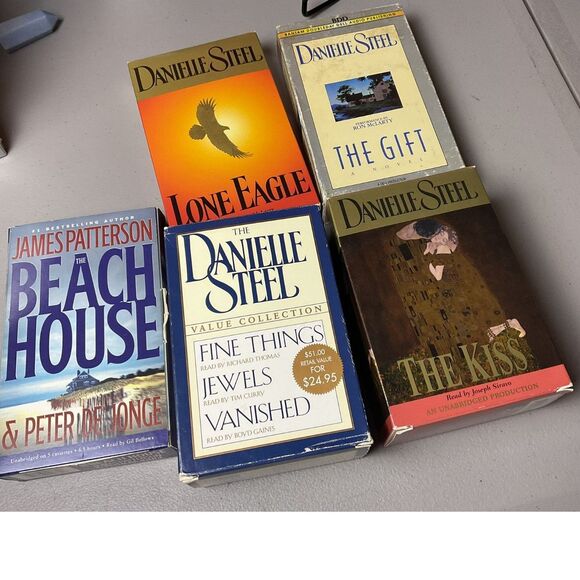 Open Box Audio Book Lot of 5 - Picture 3 of 3